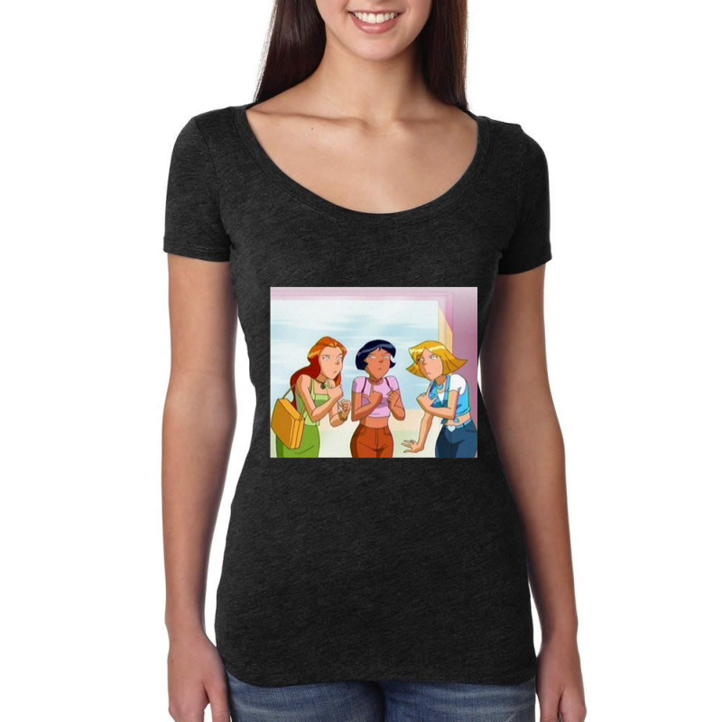 Totally Spies  (6) Women's Triblend Scoop T-shirt by cm-arts | Artistshot