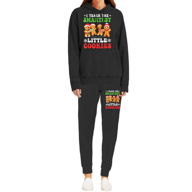 I Teach The Smartest Cookies Gingerbread Christmas Groovy T Shirt Hoodie & Jogger Set | Artistshot