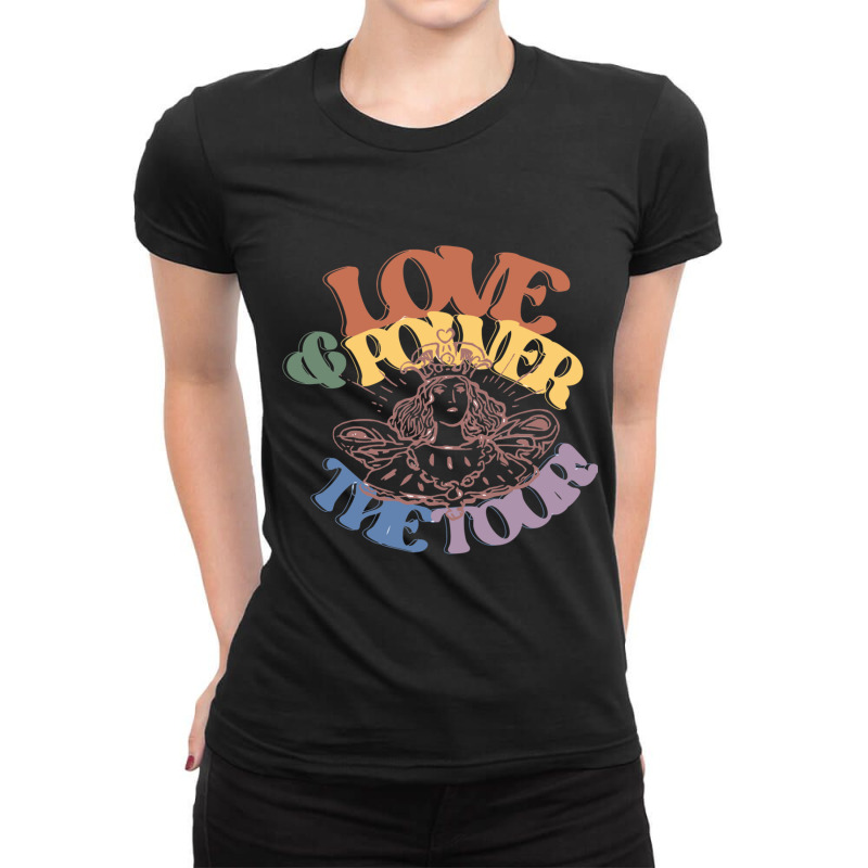 Halsey Love Amp Power Tour Ladies Fitted T-Shirt by cm-arts | Artistshot