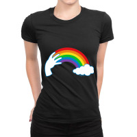 Asl Rainbow Ladies Fitted T-shirt | Artistshot