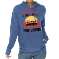 I Just To Go To Pontooning Pontoon Boat Captain Premium T Shirt Lightweight Hoodie | Artistshot