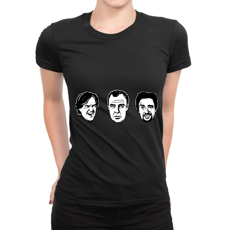 Jeremy Clarkson, Richard Hammond, James May Ladies Fitted T-Shirt by cm-arts | Artistshot