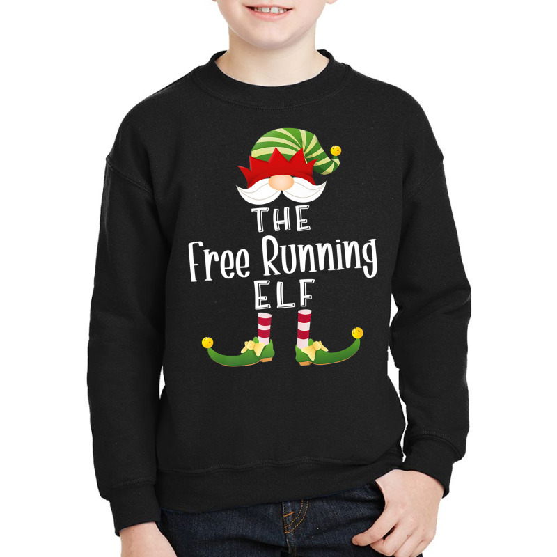 Free Running Elf Group Christmas Funny Pajama Party Premium T Shirt Youth Sweatshirt by cm-arts | Artistshot