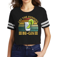 Let The Evening Be Gin Gin Juniper Vintage Tonic Pullover Hoodie Scorecard Crop Tee | Artistshot