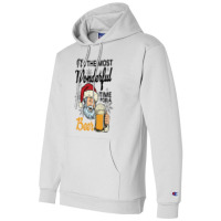 It's The Most Wonderful Time For A Beer For Light Champion Hoodie | Artistshot