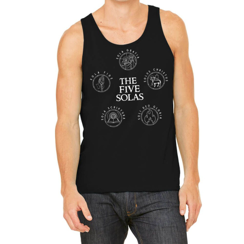 Sola Scriptura Protestant Christian Reformation 5 Solas T Shirt Copy Tank Top | Artistshot