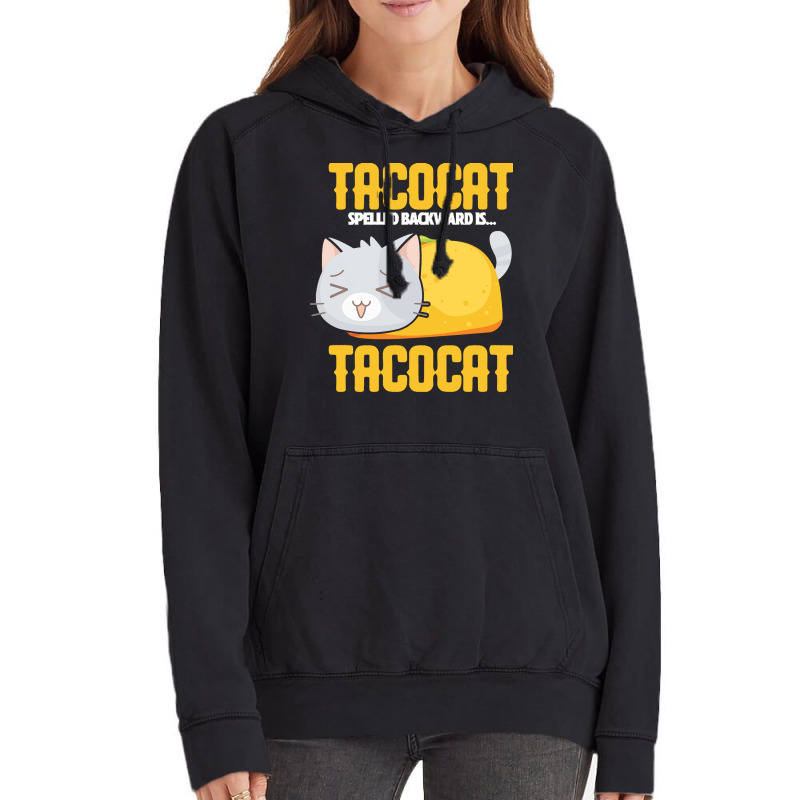 Tacocat T  Shirt Tacocat Design For A Mexican Food Fan And Joke Lovers Vintage Hoodie | Artistshot