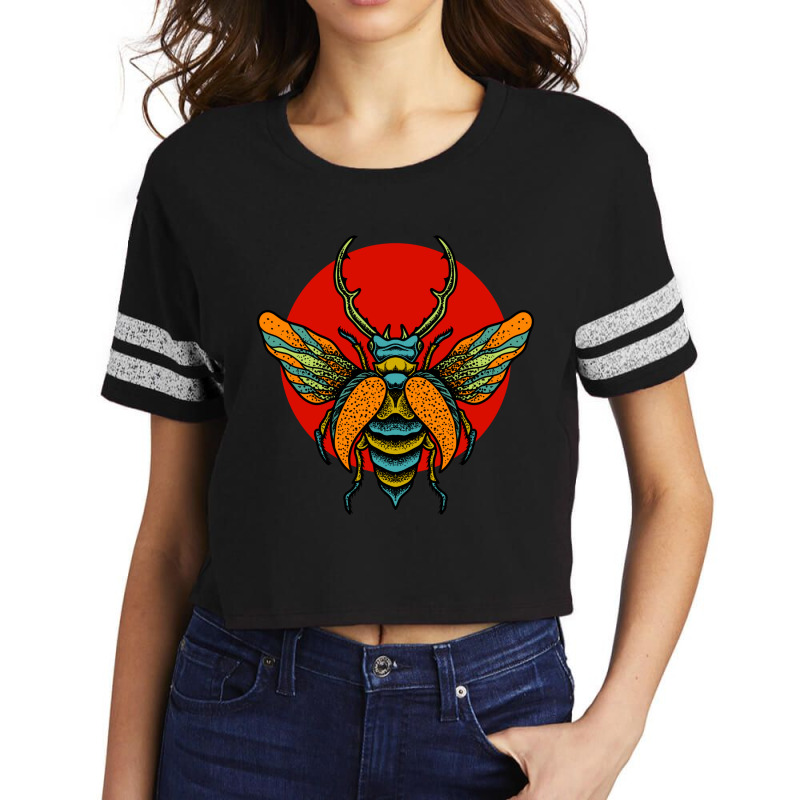 Wild Insect 7 Scorecard Crop Tee | Artistshot