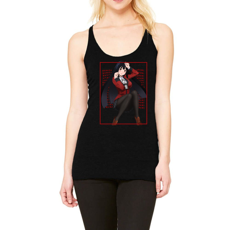 Yumeko Jabami Red Overload Racerback Tank by cm-arts | Artistshot