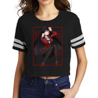 Yumeko Jabami Red Overload Scorecard Crop Tee | Artistshot