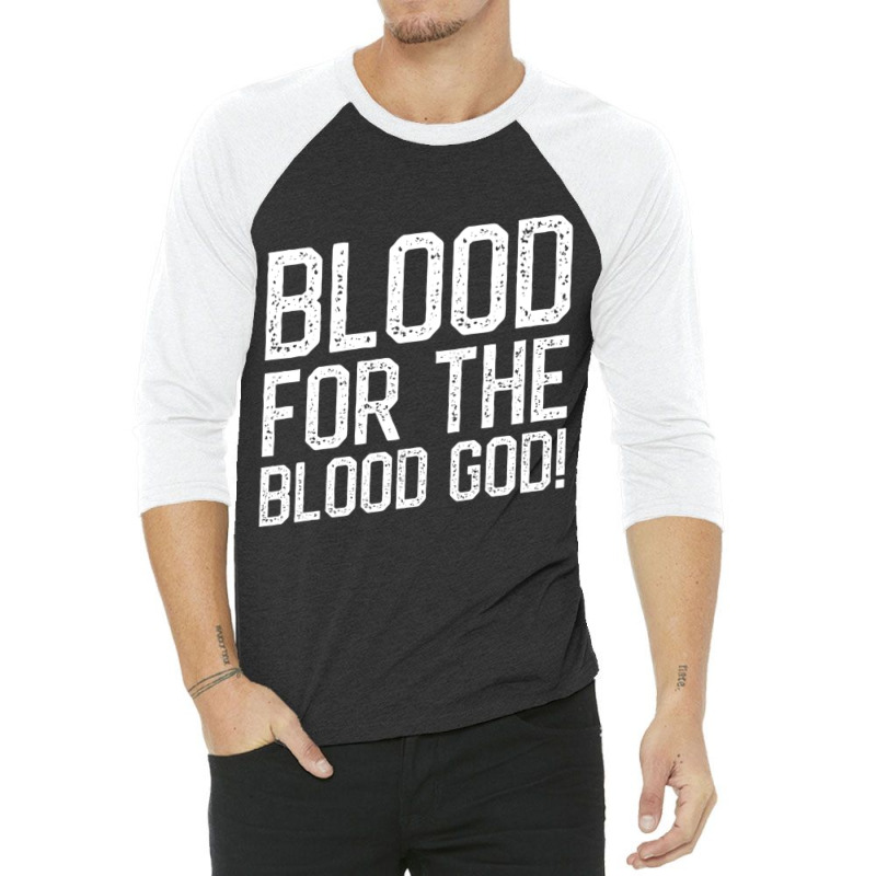 Blood For The Blood God Table Wargaming 3/4 Sleeve Shirt by cm-arts | Artistshot