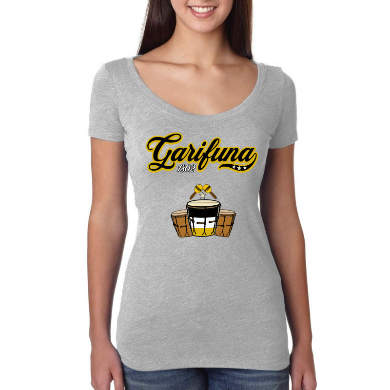 Garifuna 1802, Settlement Of The Garinagu In Dangriga Town Pullover Ho Women's Triblend Scoop T-shirt by cm-arts | Artistshot