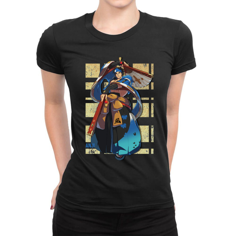 Guilty Gear Strive Anji Ladies Fitted T-Shirt by cm-arts | Artistshot