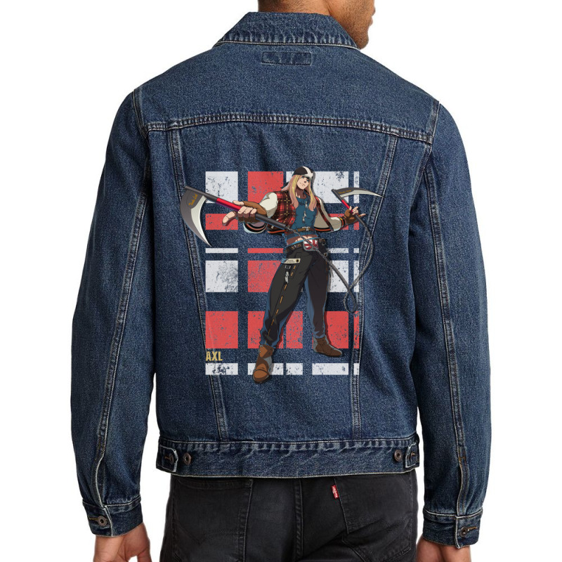 Guilty Gear Strive Axl Men Denim Jacket by cm-arts | Artistshot