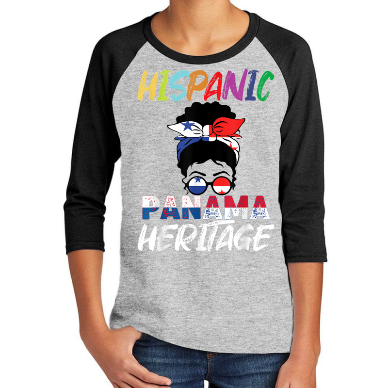 National Hispanic Heritage Month Latino Panama Flag T Shirt Youth 3/4 Sleeve by cm-arts | Artistshot