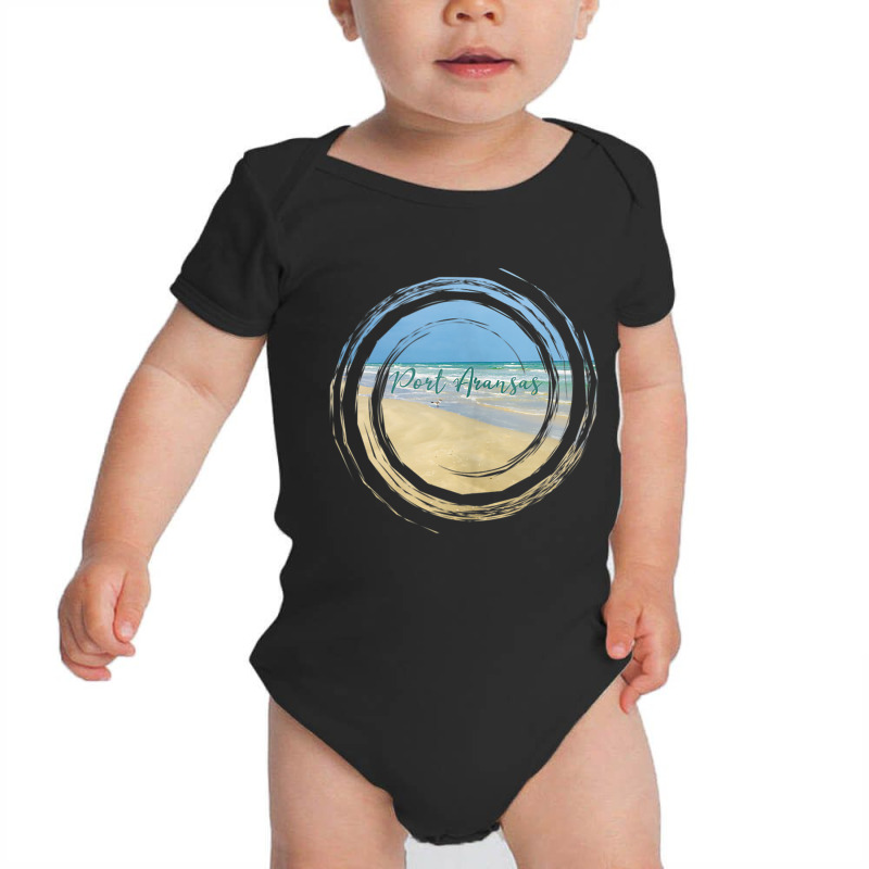 Port Aransas Texas Beach Summer Island Seashore Tank Top Baby Bodysuit | Artistshot