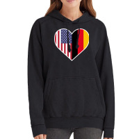 German American Heart United States Of America Germany Gift Pullover H Vintage Hoodie | Artistshot