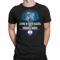 South Dakota Home Virginia Roots State Tree Flag Gift Tank Top T-shirt | Artistshot