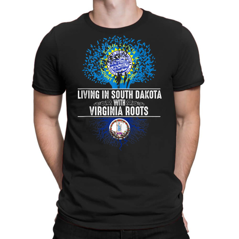 South Dakota Home Virginia Roots State Tree Flag Gift Tank Top T-shirt | Artistshot