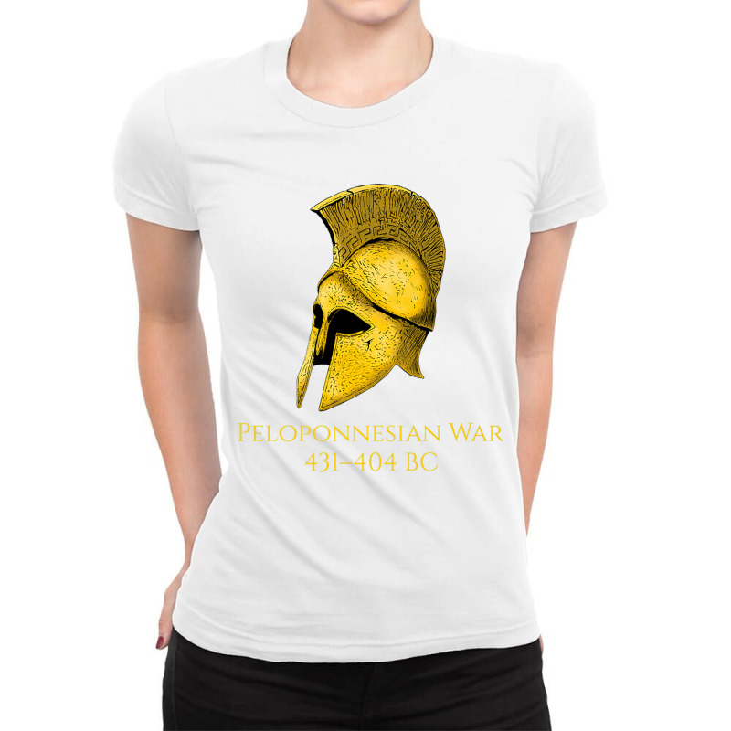 Peloponnesian War   Ancient Greek Military History Premium T Shirt Ladies Fitted T-Shirt by cm-arts | Artistshot