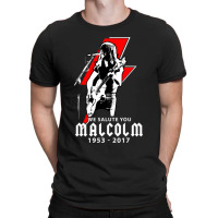 Malcolm Young Malcolm Young  We Salute You T-shirt | Artistshot