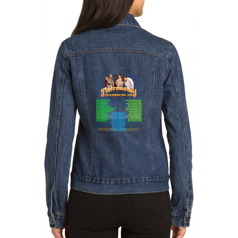 Metronomy Tour 2019 2020 Back Ladies Denim Jacket by cetuakiop880816rk | Artistshot