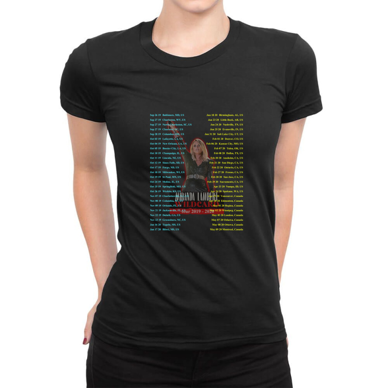 Miranda Lambert Tour 2019 2020 Back Ladies Fitted T-Shirt by cetuakiop880816rk | Artistshot