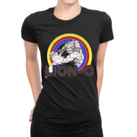 Thundercats Lion O Retro Rainbow Premium T Shirt Ladies Fitted T-shirt | Artistshot