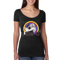 Thundercats Lion O Retro Rainbow Premium T Shirt Women's Triblend Scoop T-shirt | Artistshot