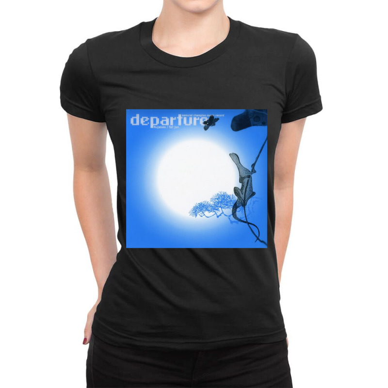 Nujabes And Fat Jon - Departure Ladies Fitted T-Shirt by cm-arts | Artistshot