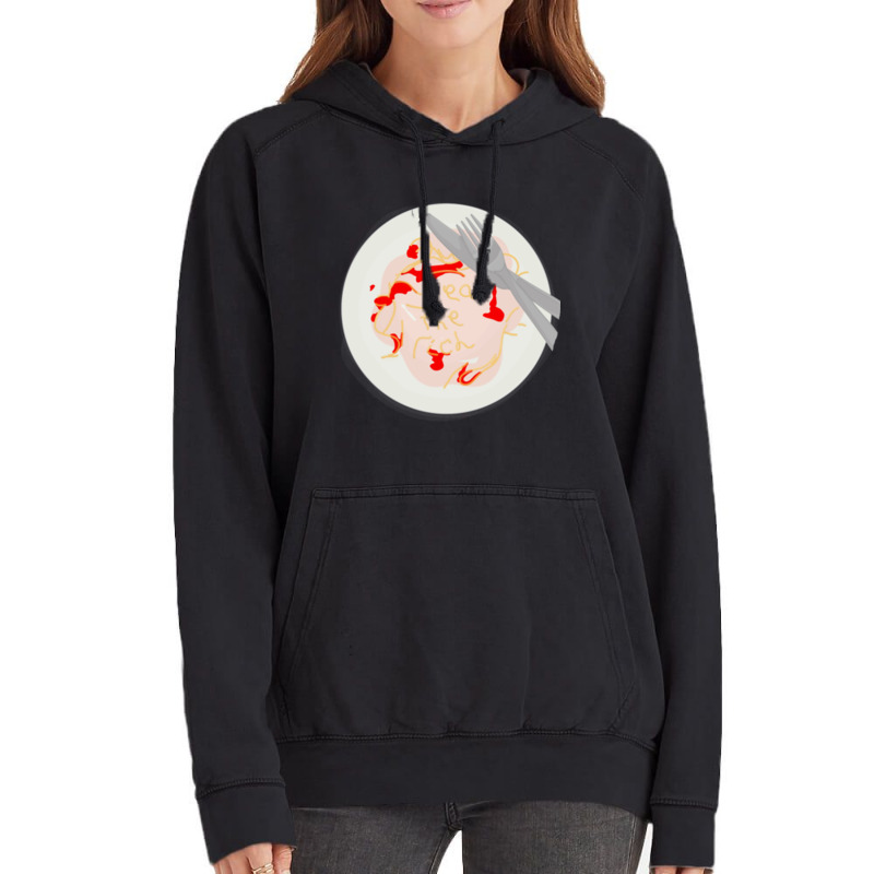 Eat The Rich Spaghetti Meatballs Active Vintage Hoodie by SANDRAWILLIAMS | Artistshot