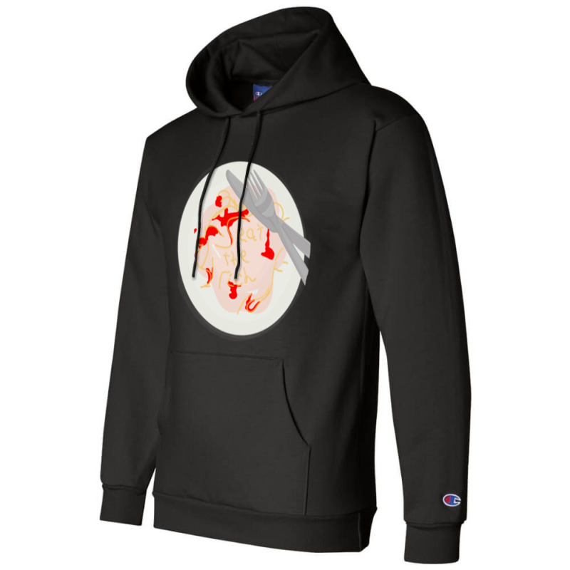 Eat The Rich Spaghetti Meatballs Active Champion Hoodie by SANDRAWILLIAMS | Artistshot