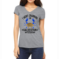 Texas Blue Crabbing Galveston Texas Crabber T Shirt Women's V-neck T-shirt | Artistshot