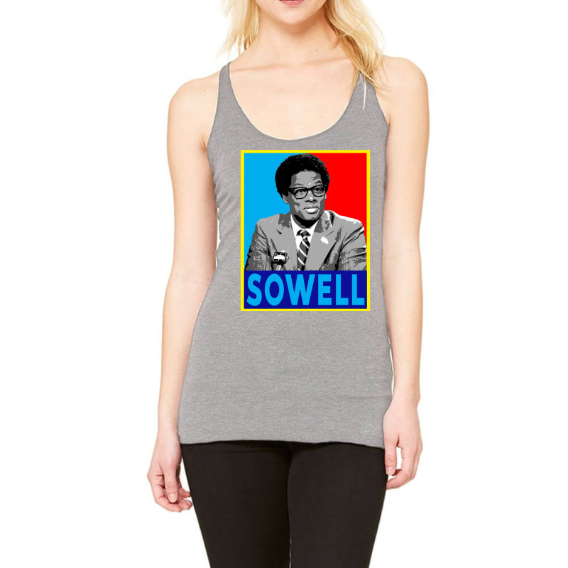 Thomas Sowell Vintage Relaxed Fit Racerback Tank by cm-arts | Artistshot