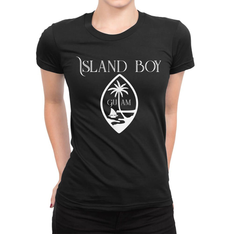 Guam Island Boy Ladies Fitted T-Shirt by AmandaGoodrich | Artistshot