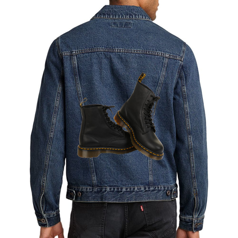 1460 Black Men Denim Jacket by LYNNHUTCHISON-SHOP | Artistshot