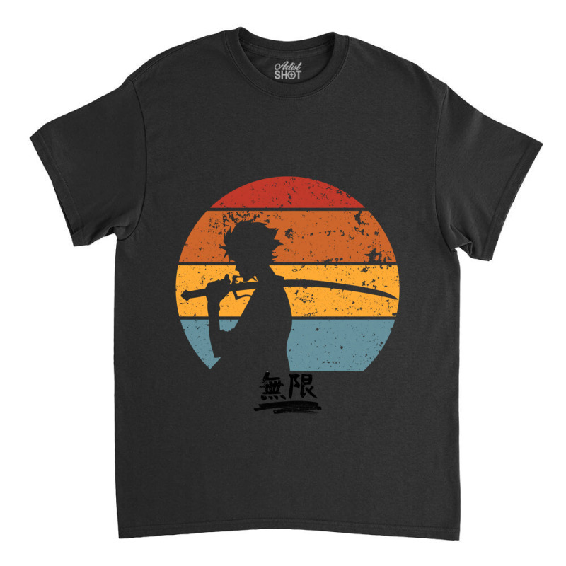 Samurai Champloo Mugen Sunset Silhouette, Mugen Samurai Champloo Black Classic T-shirt by cm-arts | Artistshot