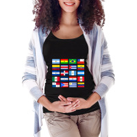 Latin American Flags Hispanic Heritage Month Maternity Scoop Neck T-shirt | Artistshot