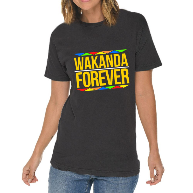 #wakandaforever Vintage T-Shirt by cm-arts | Artistshot