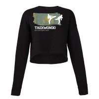 Womens Taekwondo Kazakhstan Combat Sports Martial Arts T Shirt Cropped Sweater | Artistshot