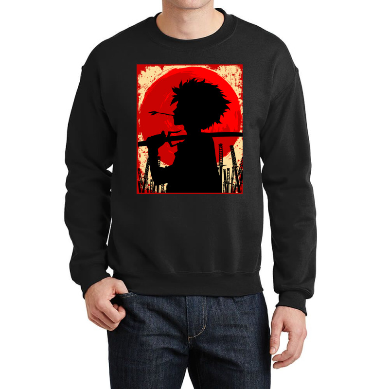 Samurai Sunset Mugen Crewneck Sweatshirt by cm-arts | Artistshot