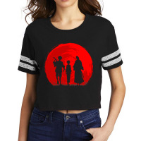 Samurai Sunset Scorecard Crop Tee | Artistshot