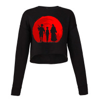 Samurai Sunset Cropped Sweater | Artistshot