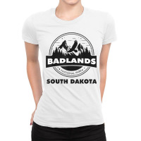 Badlands National Park South Dakota Camping Lover Tshirt Ladies Fitted T-shirt | Artistshot