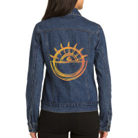 Howls Spell Ladies Denim Jacket | Artistshot