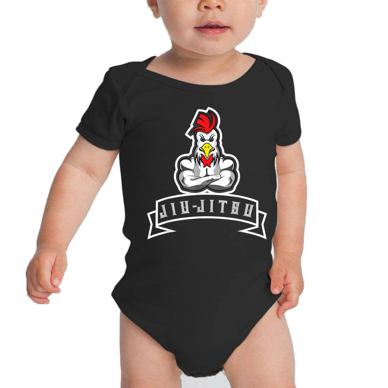 Strong Rooster Brazilian Jiu Jitsu Bjj Martial Arts Fighter T Shirt Baby Bodysuit by cm-arts | Artistshot