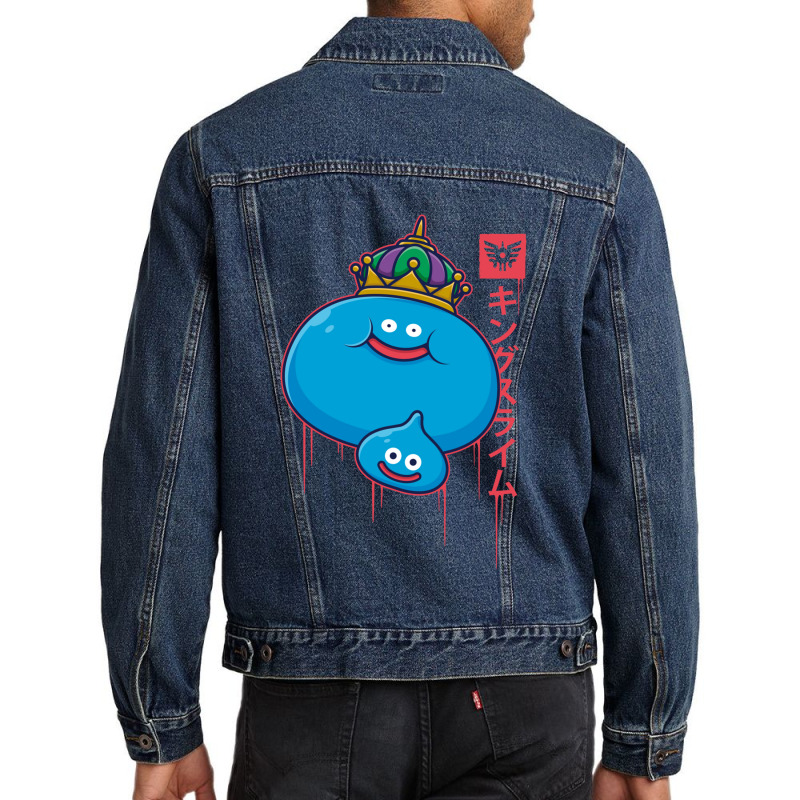 The King Slime Men Denim Jacket by cm-arts | Artistshot