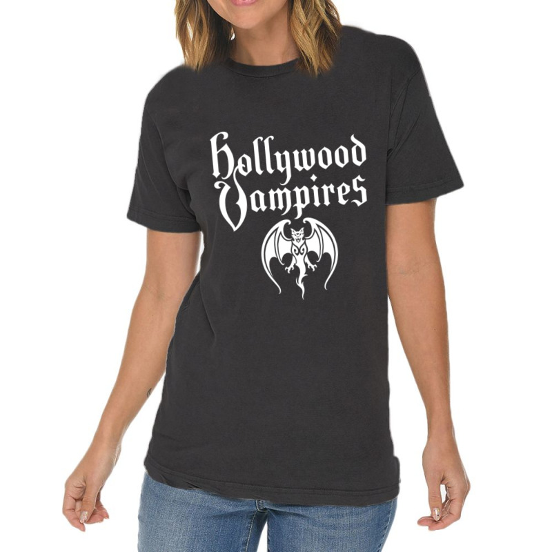 Hollywood Vampires Is An Rock Supergroup Vintage T-Shirt by cm-arts | Artistshot