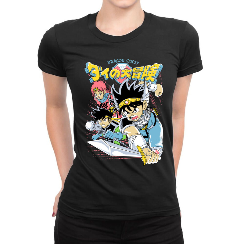 Dragon Warrior Ladies Fitted T-Shirt by cm-arts | Artistshot