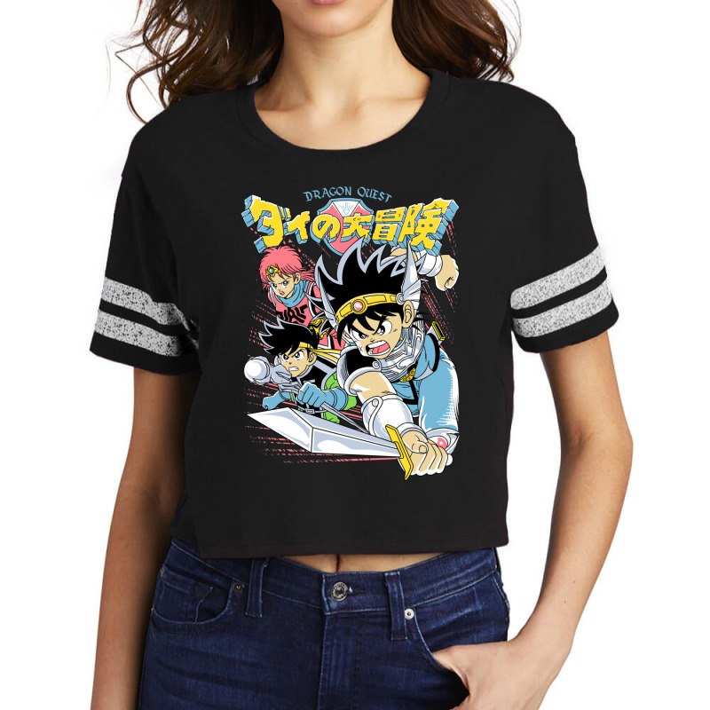 Dragon Warrior Scorecard Crop Tee by cm-arts | Artistshot